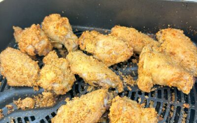 Garlic Parmesan (Air Fryer) Chicken Wings